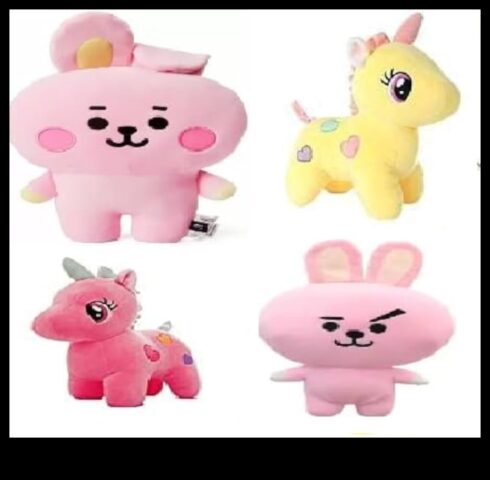 Snuggles ve gülümsüyor Sevinçli sevimli bebek hediyeleri